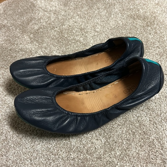 TIEKS Navy Blue Ballet Flats, Size 9, GREAT CONDITION - Picture 4 of 13